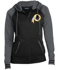 Washington Redskins Ladies’ Moisture Wick Full-Zip Hooded Jacket