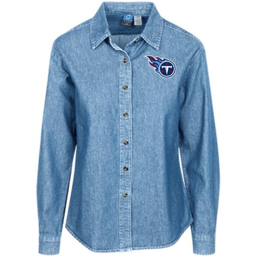 Private: Tennessee Titans Women’s LS Denim Shirt