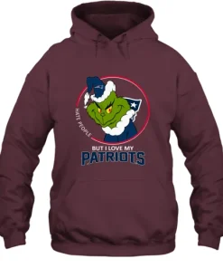 I Hate People But I Love My New England Patriots Grinch NFL Hoodie 8 I Hate People But I Love My New England Patriots Grinch NFL Hoodie