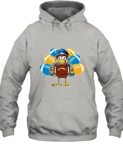 Los Angeles Chargers Turkey Football Thanksgiving Hoodie 13 Los Angeles Chargers Turkey Football Thanksgiving Hoodie