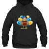 Los Angeles Chargers Turkey Football Thanksgiving Hoodie 2 Los Angeles Chargers Turkey Football Thanksgiving Hoodie