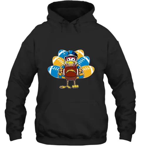 Los Angeles Chargers Turkey Football Thanksgiving Hoodie Los Angeles Chargers Turkey Football Thanksgiving Hoodie