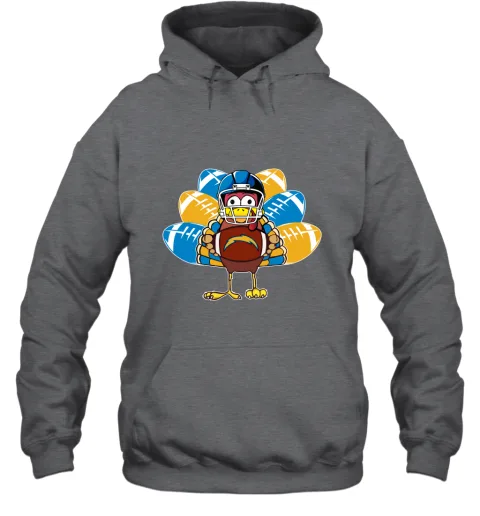 Los Angeles Chargers Turkey Football Thanksgiving Hoodie Los Angeles Chargers Turkey Football Thanksgiving Hoodie