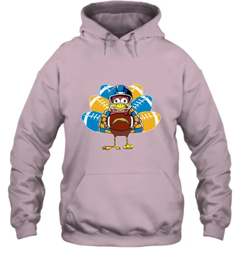 Los Angeles Chargers Turkey Football Thanksgiving Hoodie Los Angeles Chargers Turkey Football Thanksgiving Hoodie