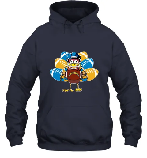 Los Angeles Chargers Turkey Football Thanksgiving Hoodie Los Angeles Chargers Turkey Football Thanksgiving Hoodie