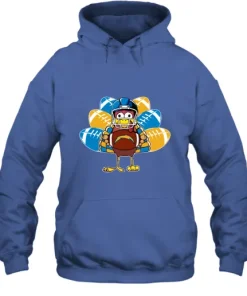 Los Angeles Chargers Turkey Football Thanksgiving Hoodie 10 Los Angeles Chargers Turkey Football Thanksgiving Hoodie