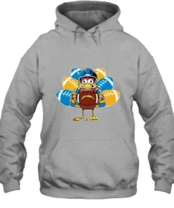 Los Angeles Chargers Turkey Football Thanksgiving Hoodie 6 Los Angeles Chargers Turkey Football Thanksgiving Hoodie
