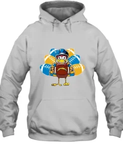 Los Angeles Chargers Turkey Football Thanksgiving Hoodie 3 Los Angeles Chargers Turkey Football Thanksgiving Hoodie