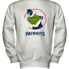 I Hate People But I Love My New England Patriots Grinch NFL Youth Sweatshirt