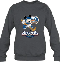 NHL Hockey Mickey Mouse Team New York Islanders Sweatshirt