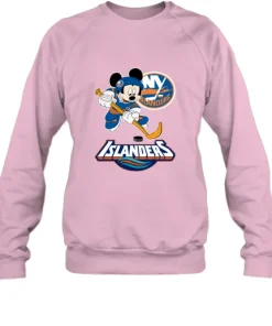 NHL Hockey Mickey Mouse Team New York Islanders Sweatshirt
