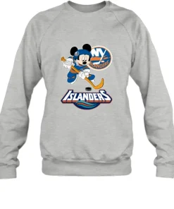 NHL Hockey Mickey Mouse Team New York Islanders Sweatshirt