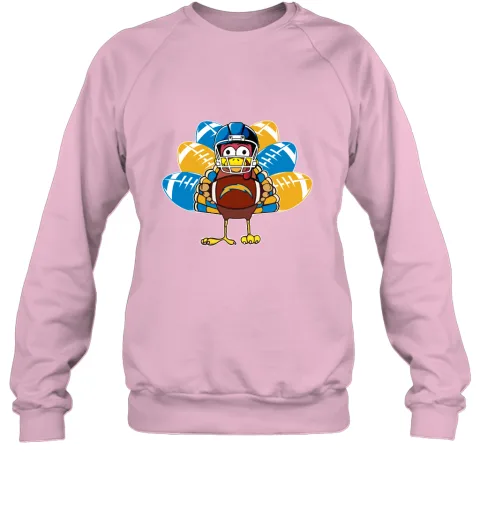 Los Angeles Chargers Turkey Football Thanksgiving Sweatshirt Los Angeles Chargers Turkey Football Thanksgiving Sweatshirt