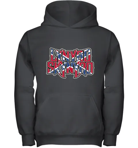 Lynyrd Skynyrd Rebel Flag Youth Hoodie Lynyrd Skynyrd Rebel Flag Youth Hoodie