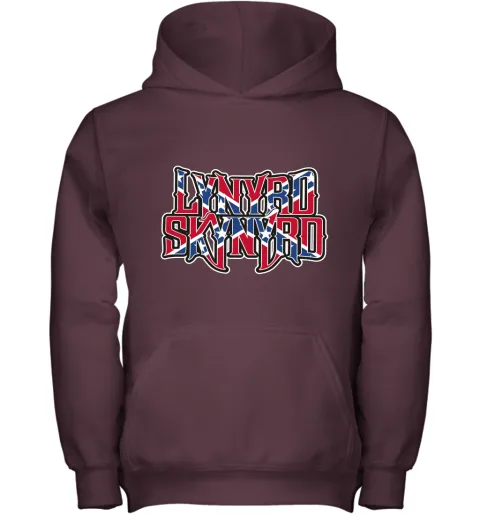 Lynyrd Skynyrd Rebel Flag Youth Hoodie Lynyrd Skynyrd Rebel Flag Youth Hoodie