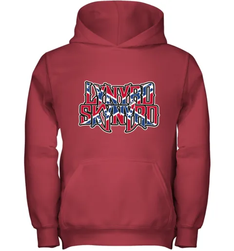 Lynyrd Skynyrd Rebel Flag Youth Hoodie Lynyrd Skynyrd Rebel Flag Youth Hoodie