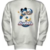 NHL Hockey Mickey Mouse Team New York Islanders Youth Sweatshirt 1 NHL Hockey Mickey Mouse Team New York Islanders Youth Sweatshirt