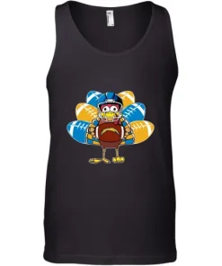 Los Angeles Chargers Turkey Football Thanksgiving Tank Top