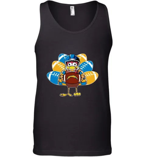 Los Angeles Chargers Turkey Football Thanksgiving Tank Top Los Angeles Chargers Turkey Football Thanksgiving Tank Top