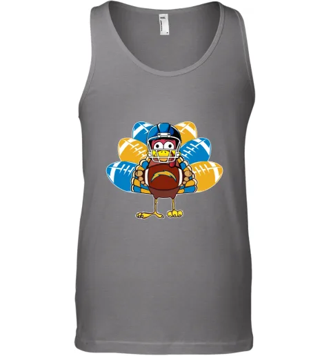 Los Angeles Chargers Turkey Football Thanksgiving Tank Top Los Angeles Chargers Turkey Football Thanksgiving Tank Top