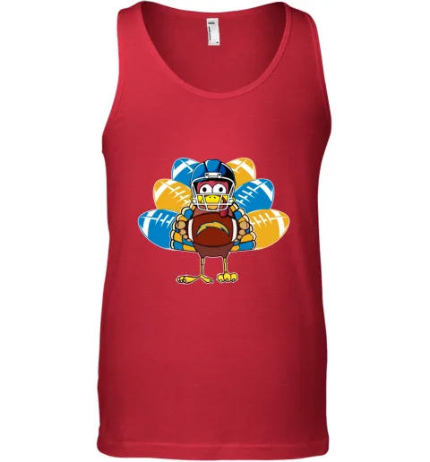 Los Angeles Chargers Turkey Football Thanksgiving Tank Top Los Angeles Chargers Turkey Football Thanksgiving Tank Top