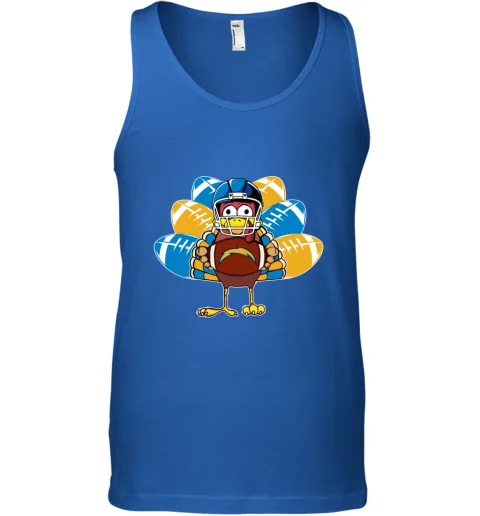 Los Angeles Chargers Turkey Football Thanksgiving Tank Top Los Angeles Chargers Turkey Football Thanksgiving Tank Top