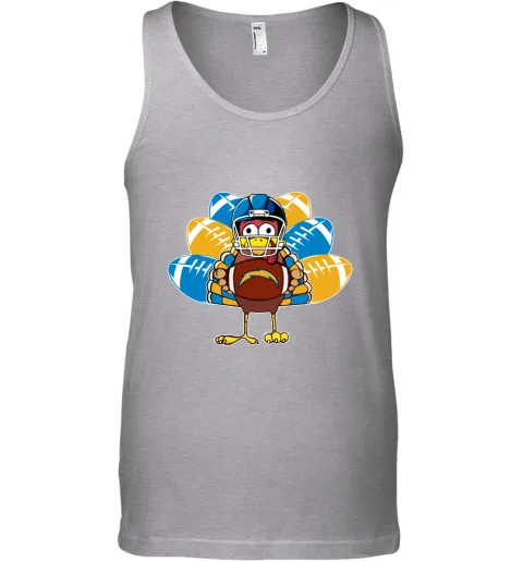 Los Angeles Chargers Turkey Football Thanksgiving Tank Top Los Angeles Chargers Turkey Football Thanksgiving Tank Top
