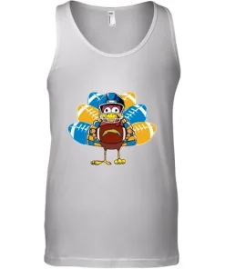 Los Angeles Chargers Turkey Football Thanksgiving Tank Top 3 Los Angeles Chargers Turkey Football Thanksgiving Tank Top