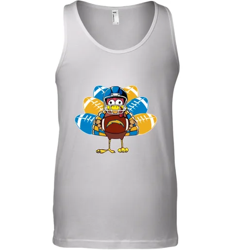 Los Angeles Chargers Turkey Football Thanksgiving Tank Top Los Angeles Chargers Turkey Football Thanksgiving Tank Top