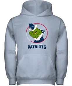 I Hate People But I Love My New England Patriots Grinch NFL Youth Hoodie 13 I Hate People But I Love My New England Patriots Grinch NFL Youth Hoodie