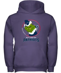 I Hate People But I Love My New England Patriots Grinch NFL Youth Hoodie 7 I Hate People But I Love My New England Patriots Grinch NFL Youth Hoodie