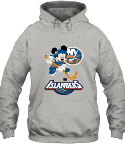 NHL Hockey Mickey Mouse Team New York Islanders Hoodie