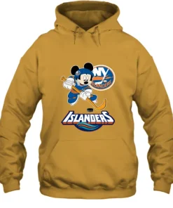 NHL Hockey Mickey Mouse Team New York Islanders Hoodie