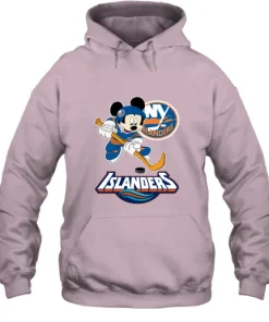 NHL Hockey Mickey Mouse Team New York Islanders Hoodie