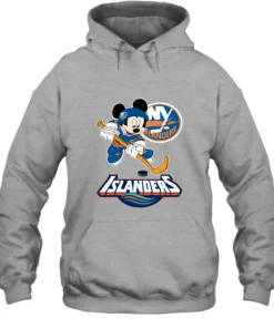 NHL Hockey Mickey Mouse Team New York Islanders Hoodie