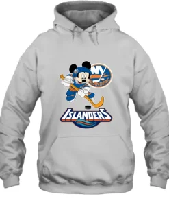 NHL Hockey Mickey Mouse Team New York Islanders Hoodie