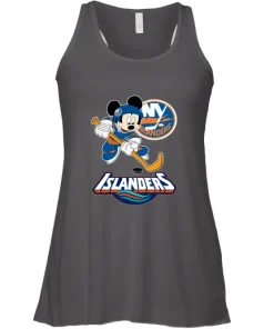 NHL Hockey Mickey Mouse Team New York Islanders Racerback Tank 13 NHL Hockey Mickey Mouse Team New York Islanders Racerback Tank