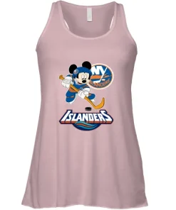 NHL Hockey Mickey Mouse Team New York Islanders Racerback Tank 11 NHL Hockey Mickey Mouse Team New York Islanders Racerback Tank