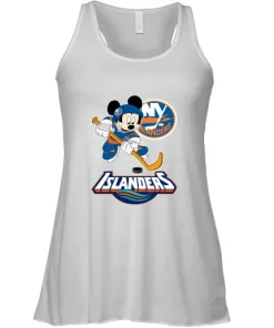 NHL Hockey Mickey Mouse Team New York Islanders Racerback Tank