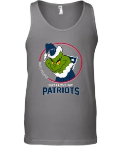 I Hate People But I Love My New England Patriots Grinch NFL Tank Top 9 I Hate People But I Love My New England Patriots Grinch NFL Tank Top