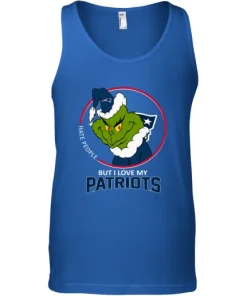 I Hate People But I Love My New England Patriots Grinch NFL Tank Top 7 I Hate People But I Love My New England Patriots Grinch NFL Tank Top