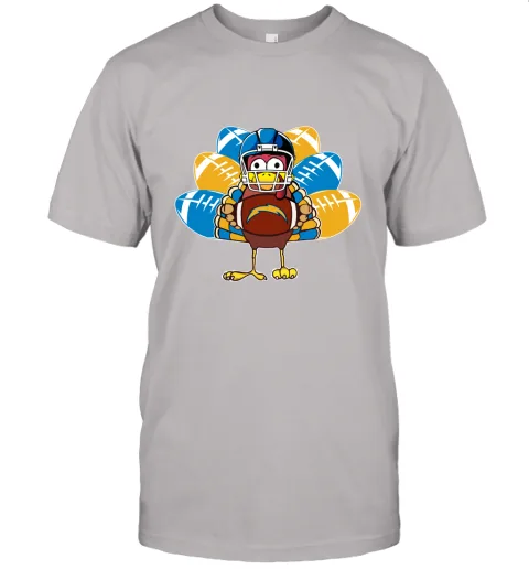 Los Angeles Chargers Turkey Football Thanksgiving Unisex Jersey Tee Los Angeles Chargers Turkey Football Thanksgiving Unisex Jersey Tee
