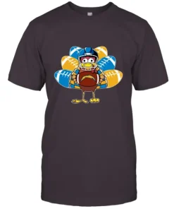 Los Angeles Chargers Turkey Football Thanksgiving Unisex Jersey Tee 10 Los Angeles Chargers Turkey Football Thanksgiving Unisex Jersey Tee
