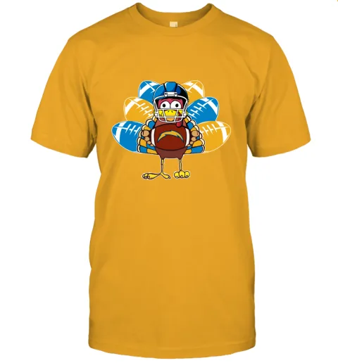 Los Angeles Chargers Turkey Football Thanksgiving Unisex Jersey Tee Los Angeles Chargers Turkey Football Thanksgiving Unisex Jersey Tee