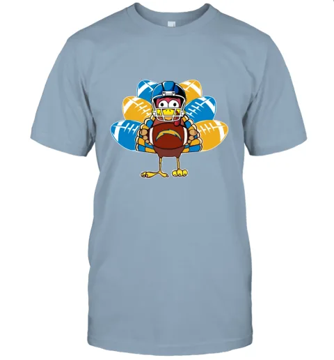 Los Angeles Chargers Turkey Football Thanksgiving Unisex Jersey Tee Los Angeles Chargers Turkey Football Thanksgiving Unisex Jersey Tee
