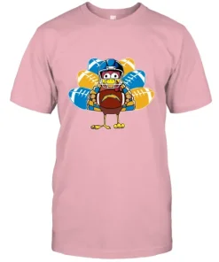 Los Angeles Chargers Turkey Football Thanksgiving Unisex Jersey Tee 6 Los Angeles Chargers Turkey Football Thanksgiving Unisex Jersey Tee