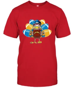Los Angeles Chargers Turkey Football Thanksgiving Unisex Jersey Tee 11 Los Angeles Chargers Turkey Football Thanksgiving Unisex Jersey Tee