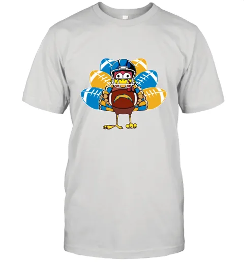 Los Angeles Chargers Turkey Football Thanksgiving Unisex Jersey Tee Los Angeles Chargers Turkey Football Thanksgiving Unisex Jersey Tee