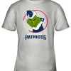 I Hate People But I Love My New England Patriots Grinch NFL Youth T-Shirt