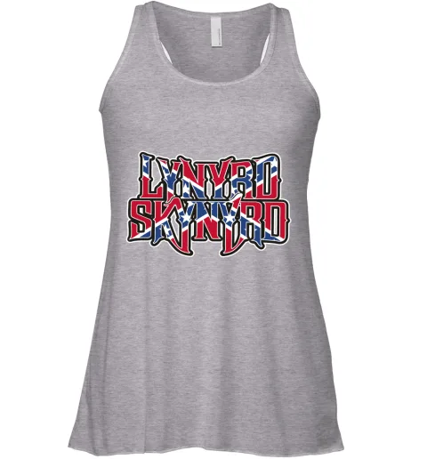Lynyrd Skynyrd Rebel Flag Racerback Tank Lynyrd Skynyrd Rebel Flag Racerback Tank